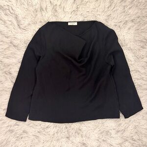 Babaton Cowl Neck Blouse - Black